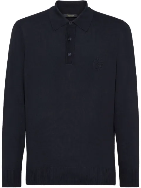 Billionaire logo-embroidered jumper