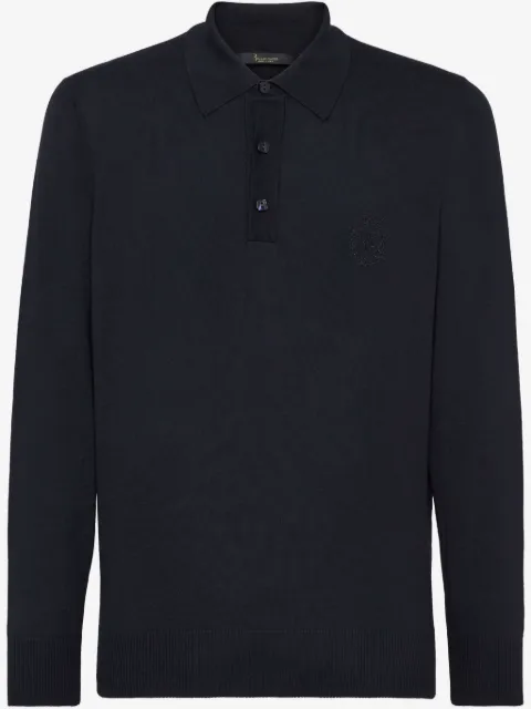 Billionaire logo-embroidered jumper
