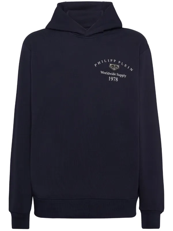 Philipp Plein L'Homme Hoodie | Blue | FARFETCH BN