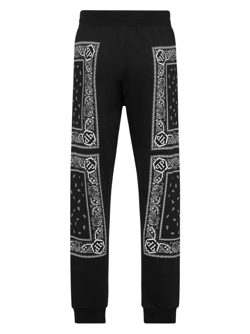 Philipp Plein Broek met paisley-print - Zwart