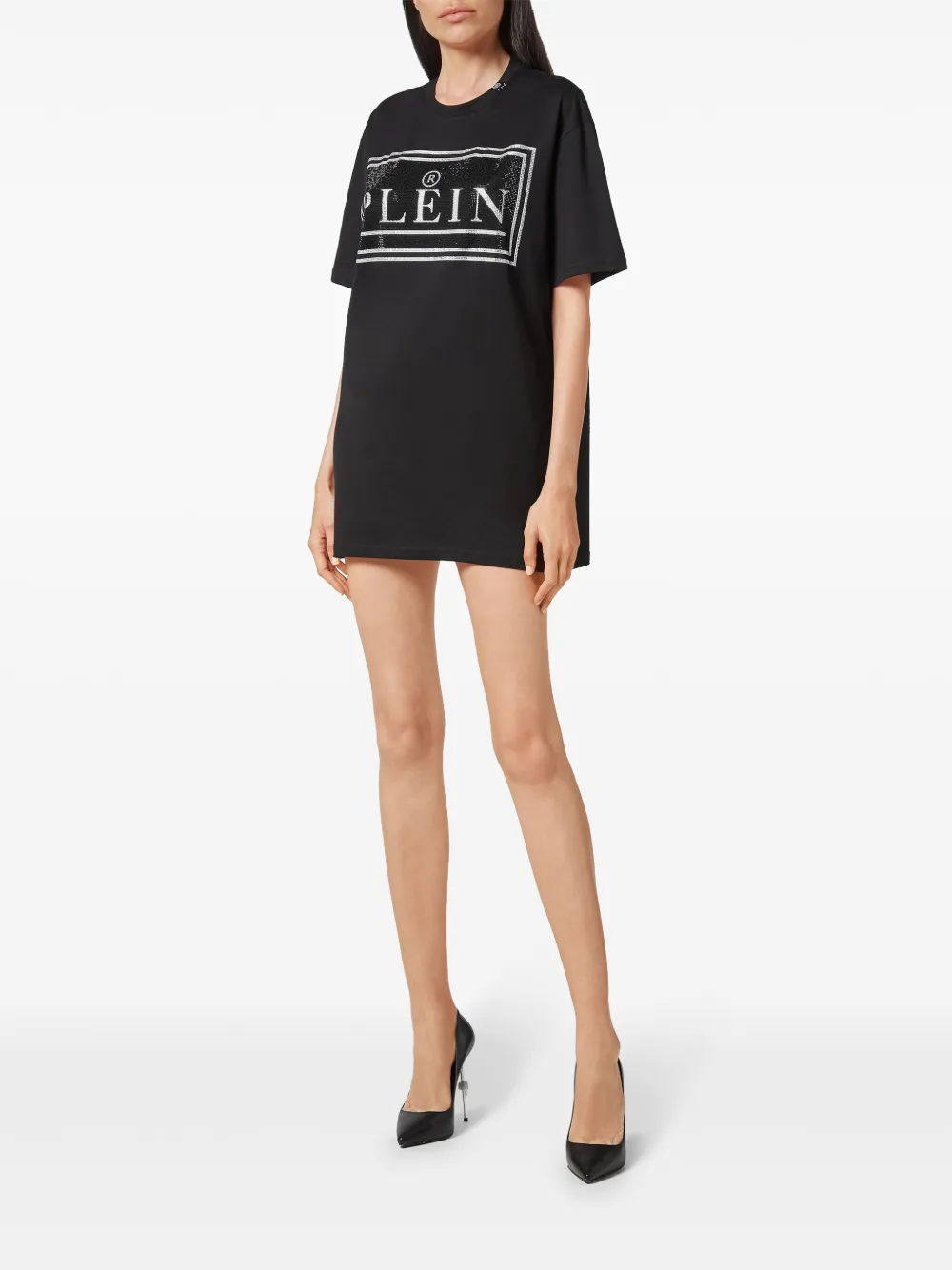 Philipp Plein T-shirt met print Zwart