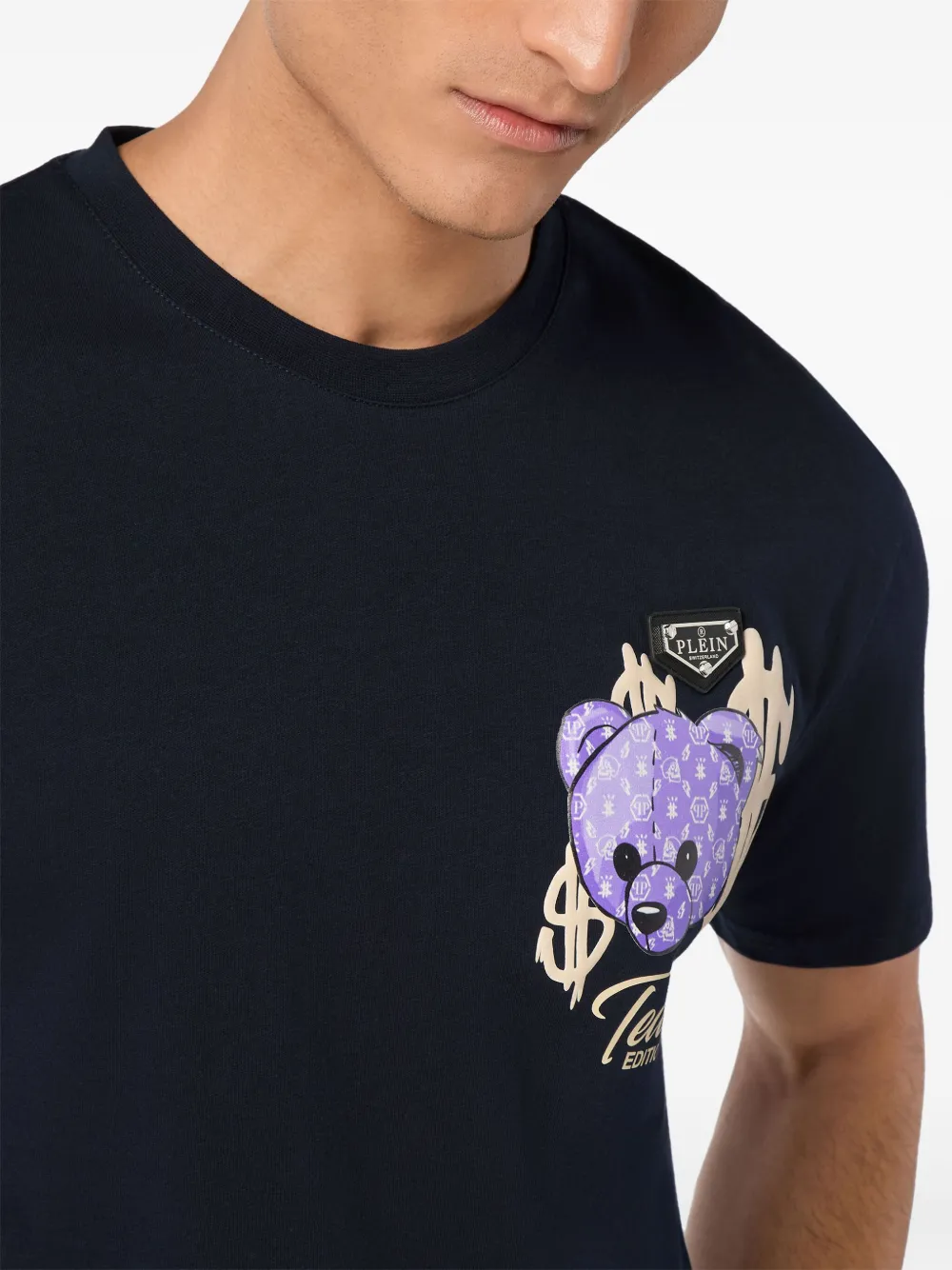 Philipp Plein T-shirt met print Blauw