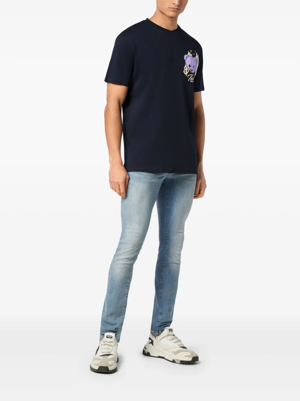 Philipp Plein Teddy T-shirt - Blauw