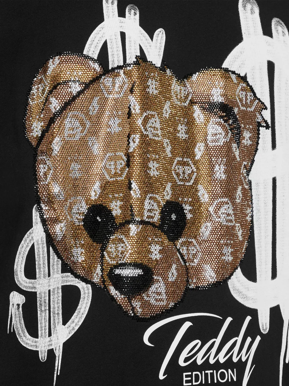 Philipp Plein T-shirt met print Zwart