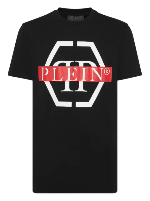 Philipp Plein PP Tape-print round-neck T-shirt