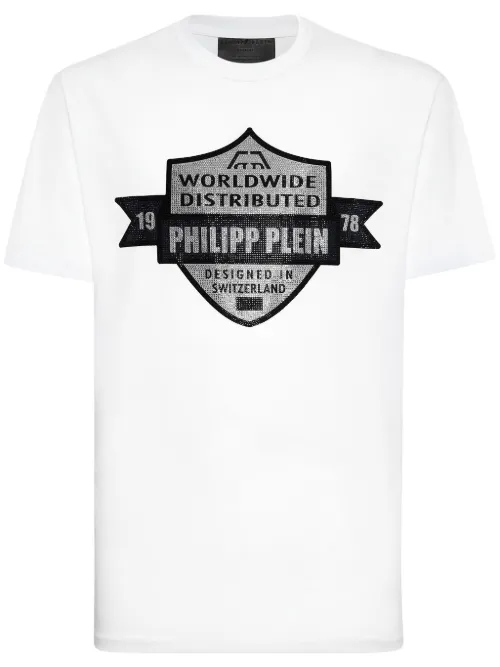 Philipp Plein t-shirt Crest - Blanc - Philipp Plein - Modalova