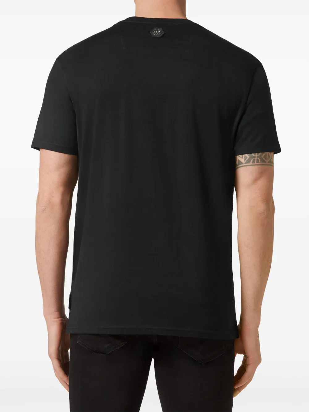 Philipp Plein T-shirt met doodskop en paisley-print Zwart