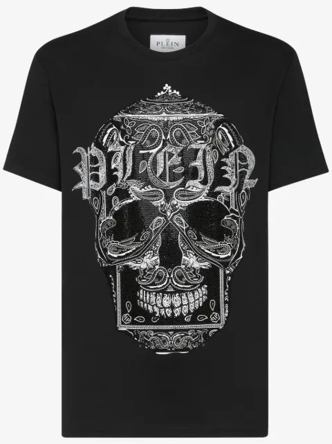 Philipp Plein Paisley Skull T-shirt