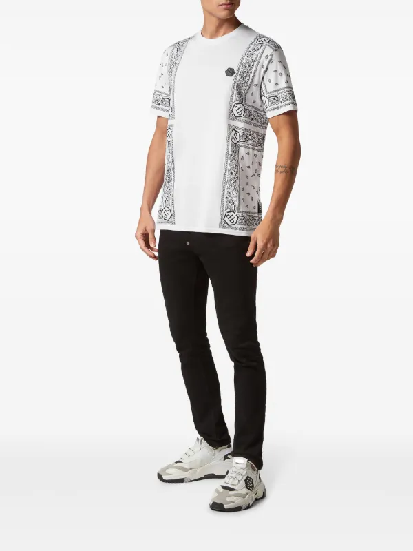 Philipp Plein ペイズリー Tシャツ | ホワイト | FARFETCH JP