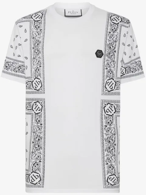 Philipp Plein t-shirt à imprimé cachemire