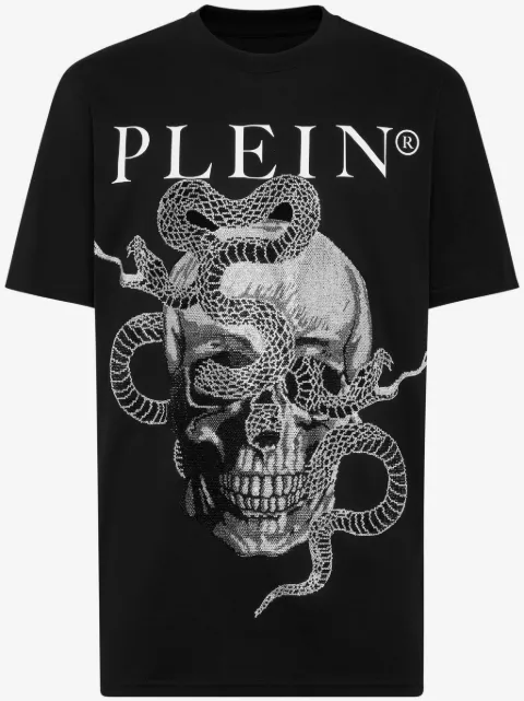 Philipp Plein Skull Snake T-shirt