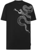 Philipp Plein snake-embellished T-shirt - Black