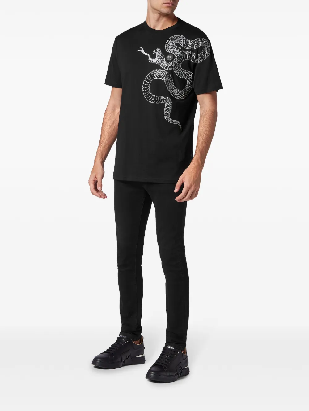 Philipp Plein playera con detalle de serpiente | Playeras | Image 2