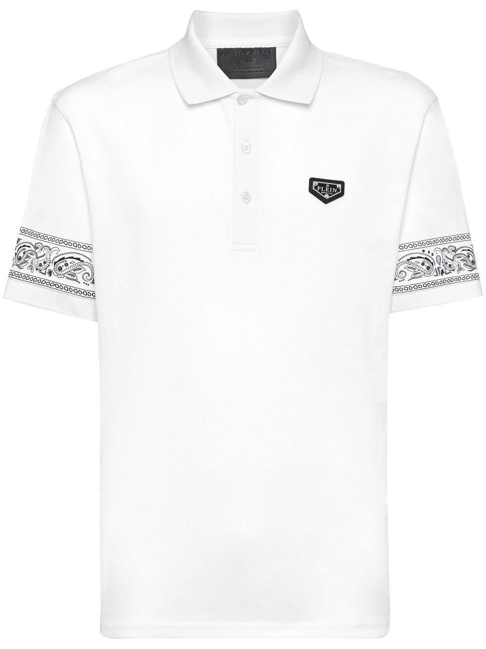 Paisley Gothic Plein polo shirt