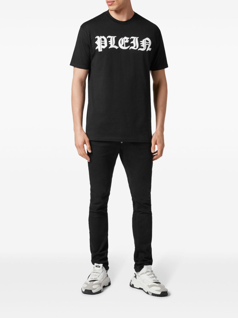 Philipp Plein Katoenen T-shirt - Zwart