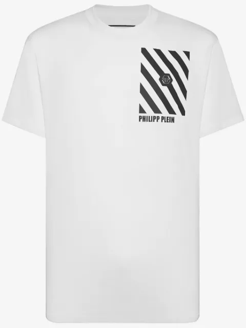 Philipp Plein Rainbow Stripes T-shirt