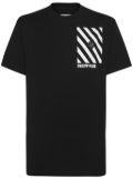 Philipp Plein Rainbow Stripes T-shirt - Black