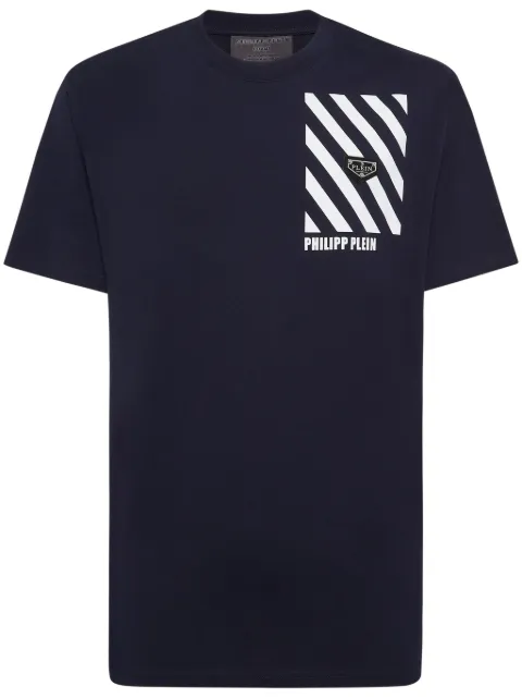 Philipp Plein stripe-print T-shirt