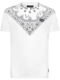 Philipp Plein bandana-print T-shirt - White