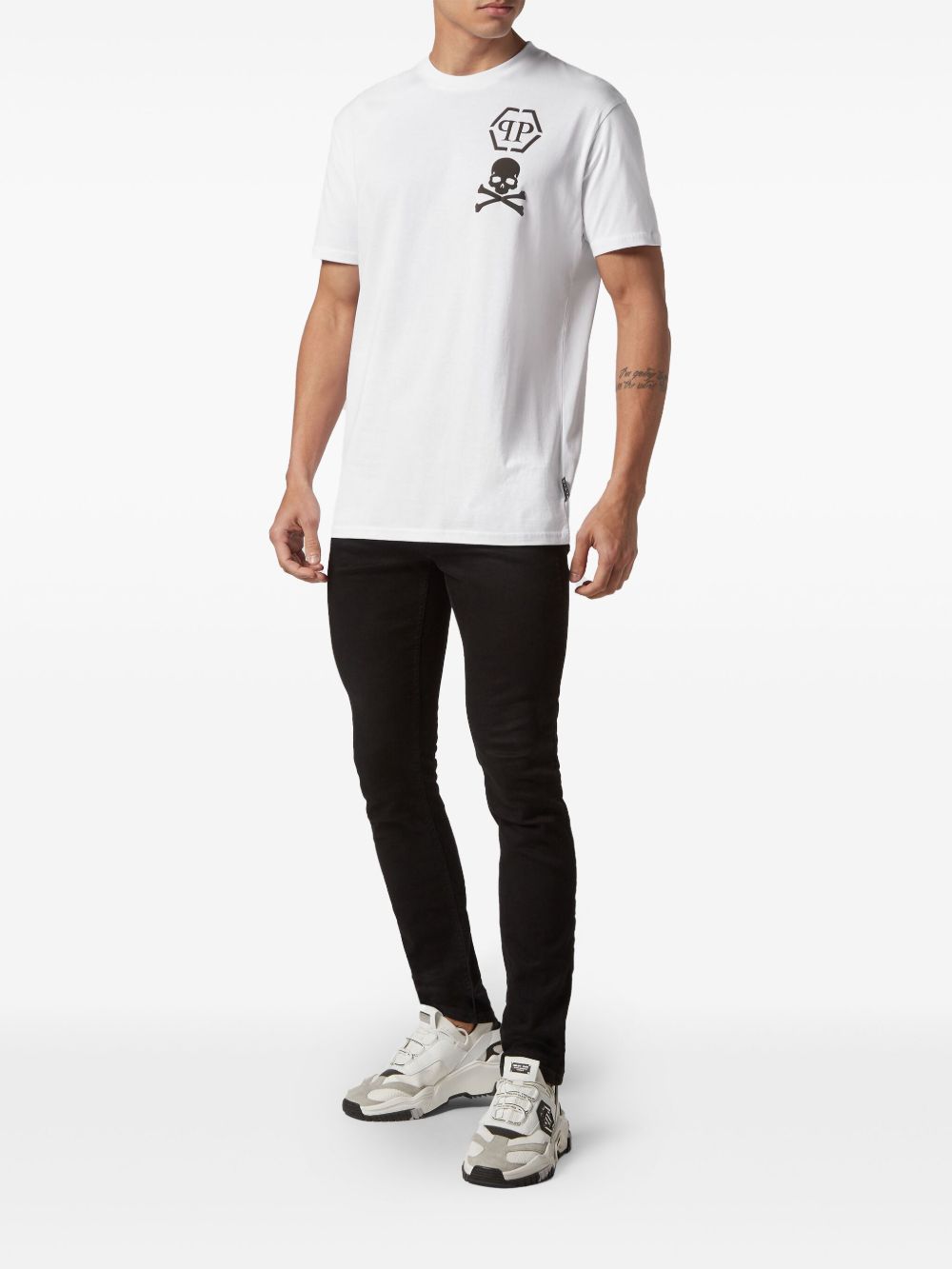 Philipp Plein T-shirt met print - Wit