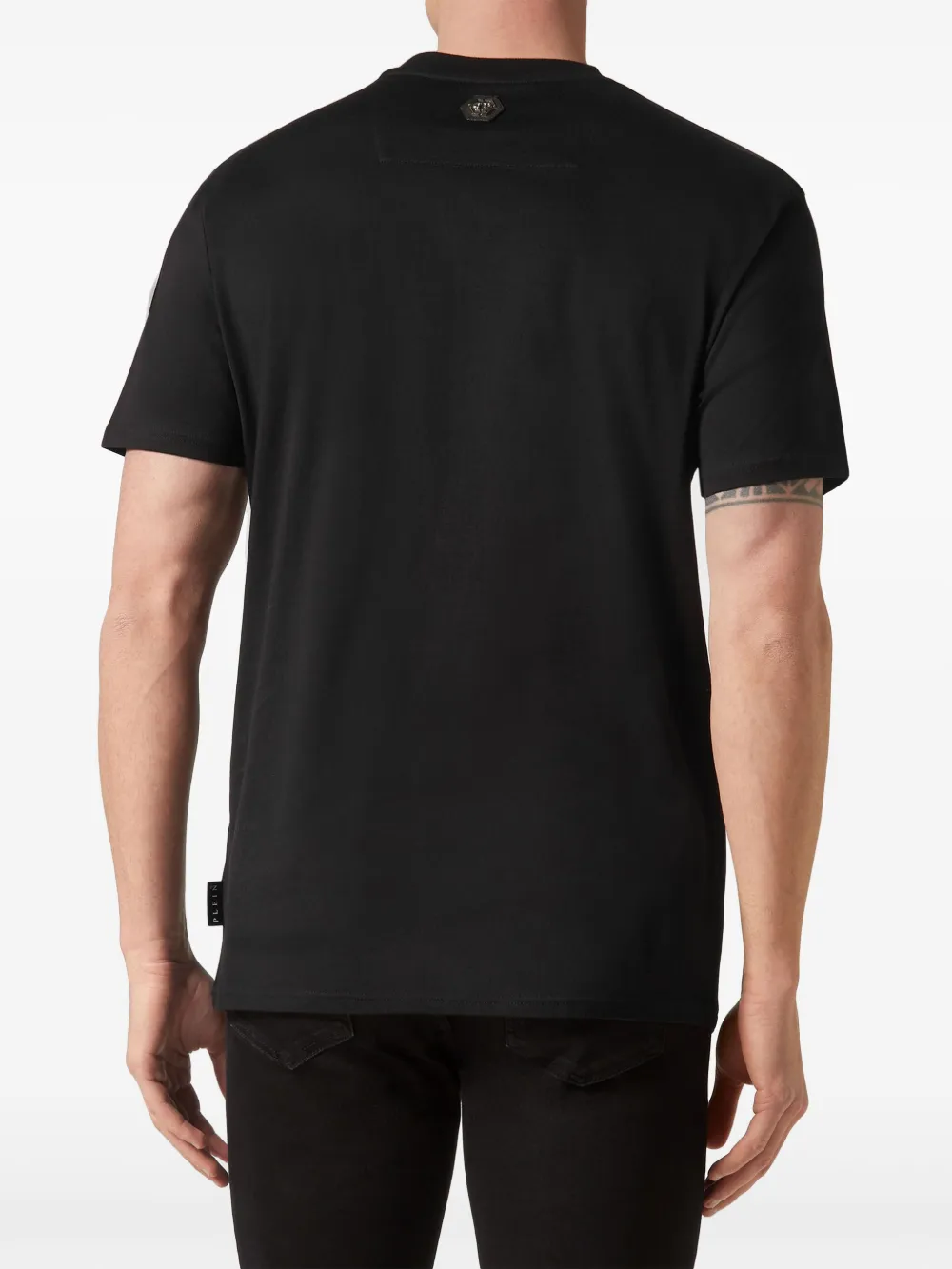 Philipp Plein T-shirt met doodskop Zwart