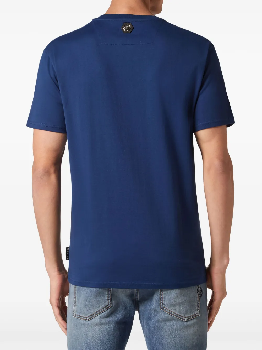 Philipp Plein Skull&Bones T-shirt Blauw