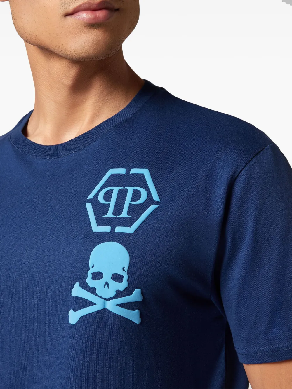 Philipp Plein Skull&Bones T-shirt Blauw