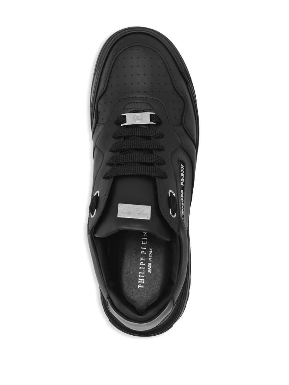 Philipp Plein "Low-top sneakers van nappa leer" Zwart