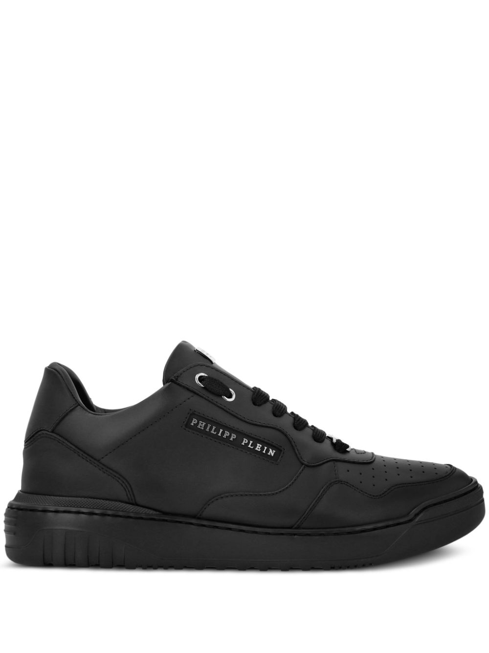 Philipp Plein "Low-top sneakers van nappa leer" Zwart