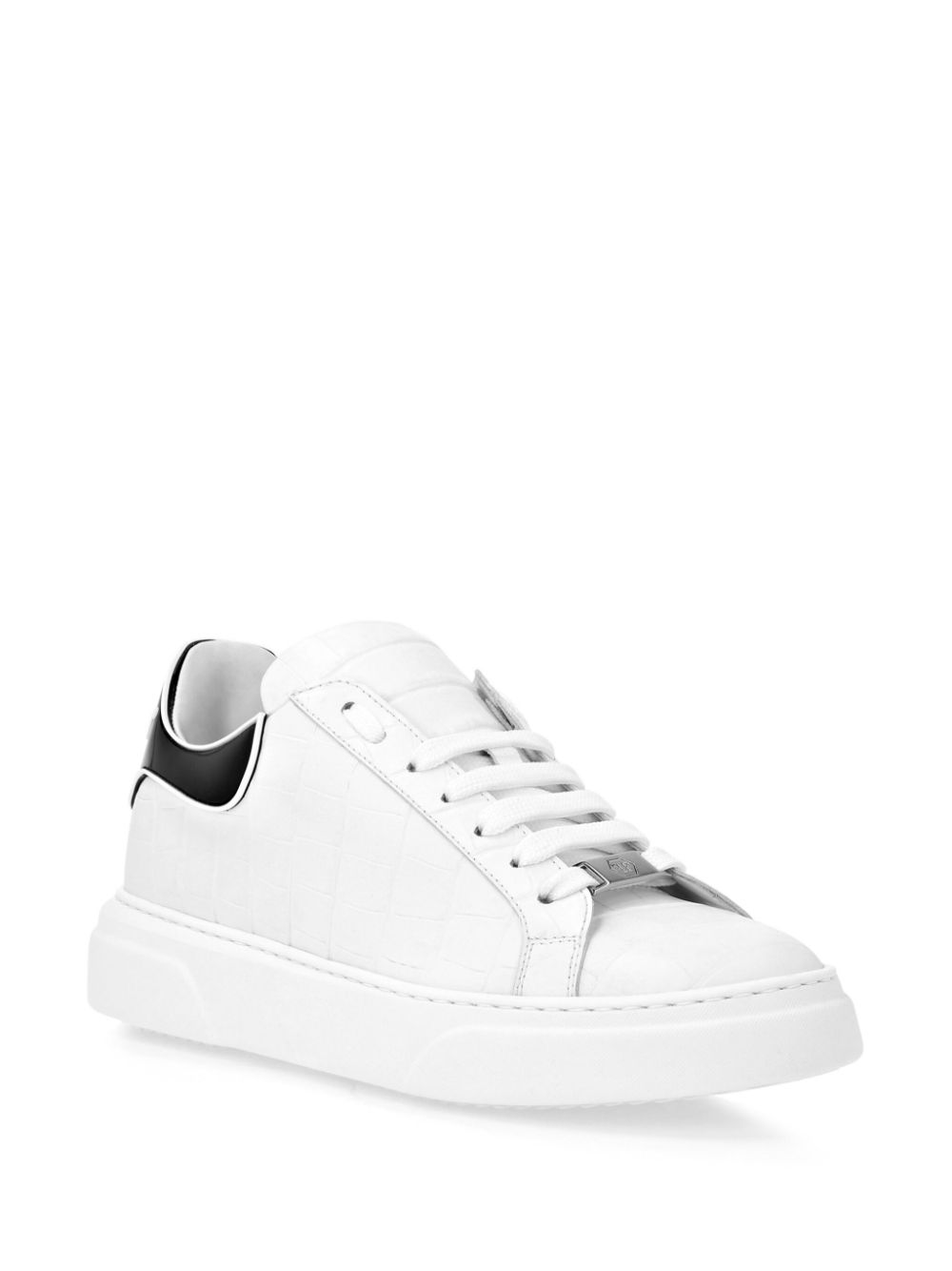 Philipp Plein Crocco Big Bang sneakers - Wit