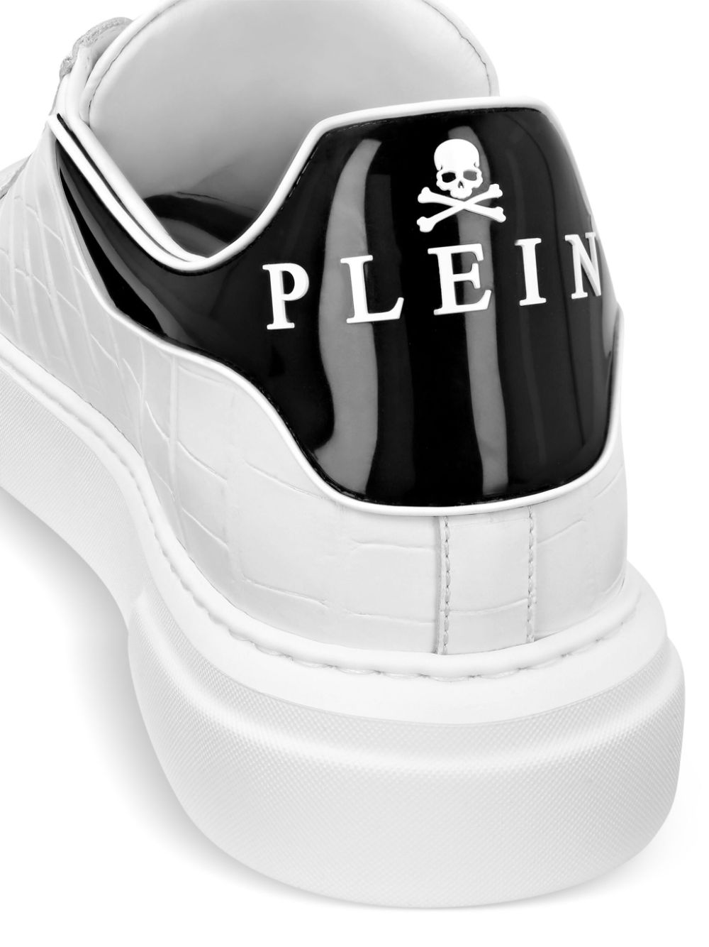 Philipp Plein Crocco Big Bang sneakers Wit