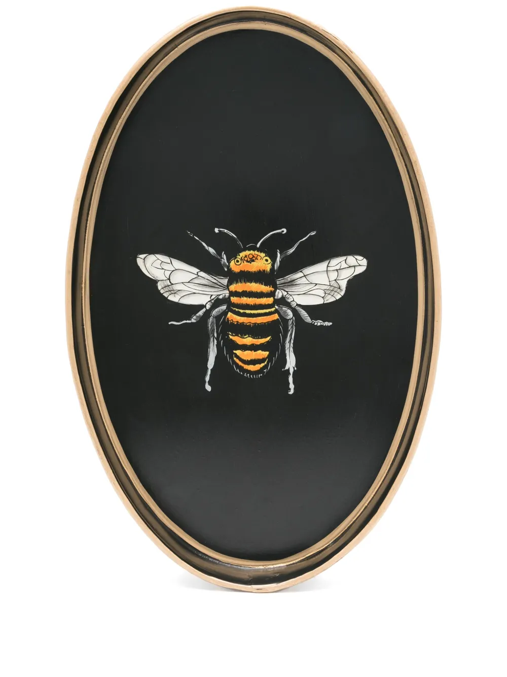 Les-Ottomans Vassoio con stampa (33x20 cm) - Nero