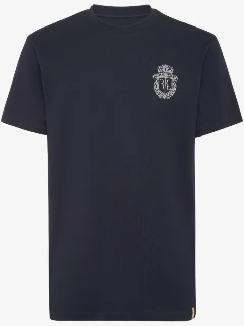 Billionaire T-shirt med broderet våbenmærke.