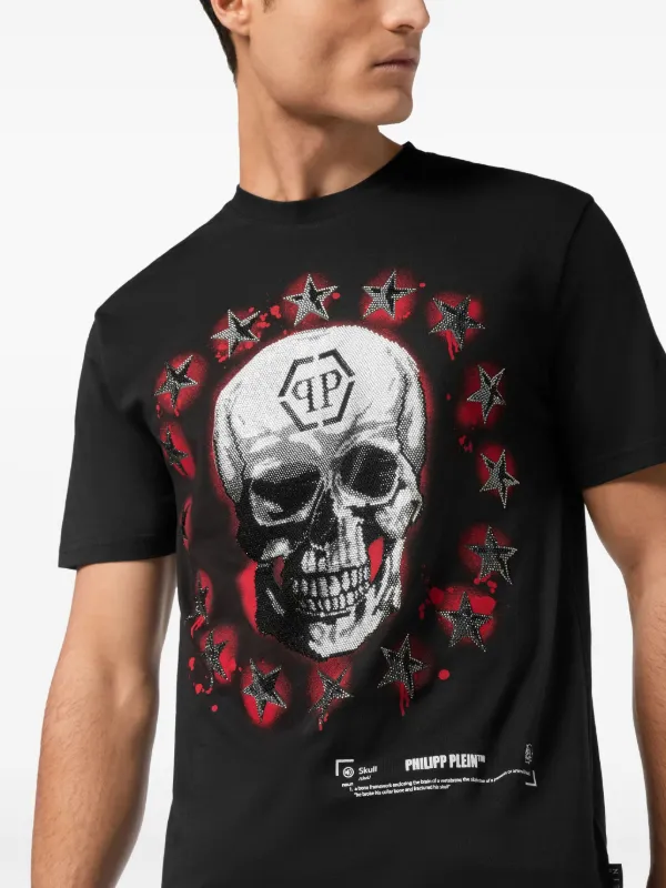 Philipp Philipp Plein スカルプリント Tシャツ Plein スカルプリント 