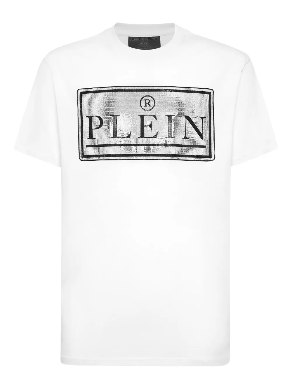 Philipp Plein T-shirt con stampa e scollo rotondo - Bianco