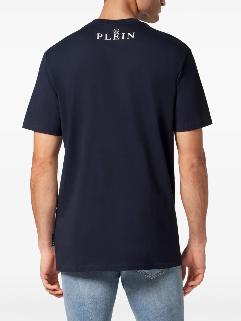 Philipp Plein T-shirt met ronde hals Blauw