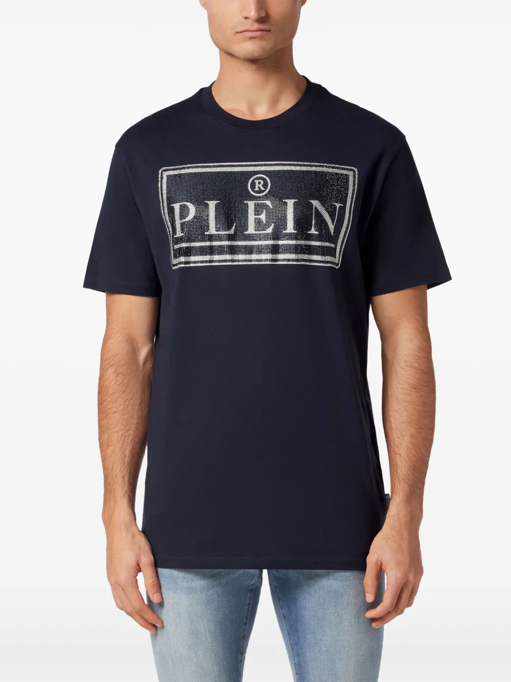 Philipp Plein T-shirt met ronde hals Blauw