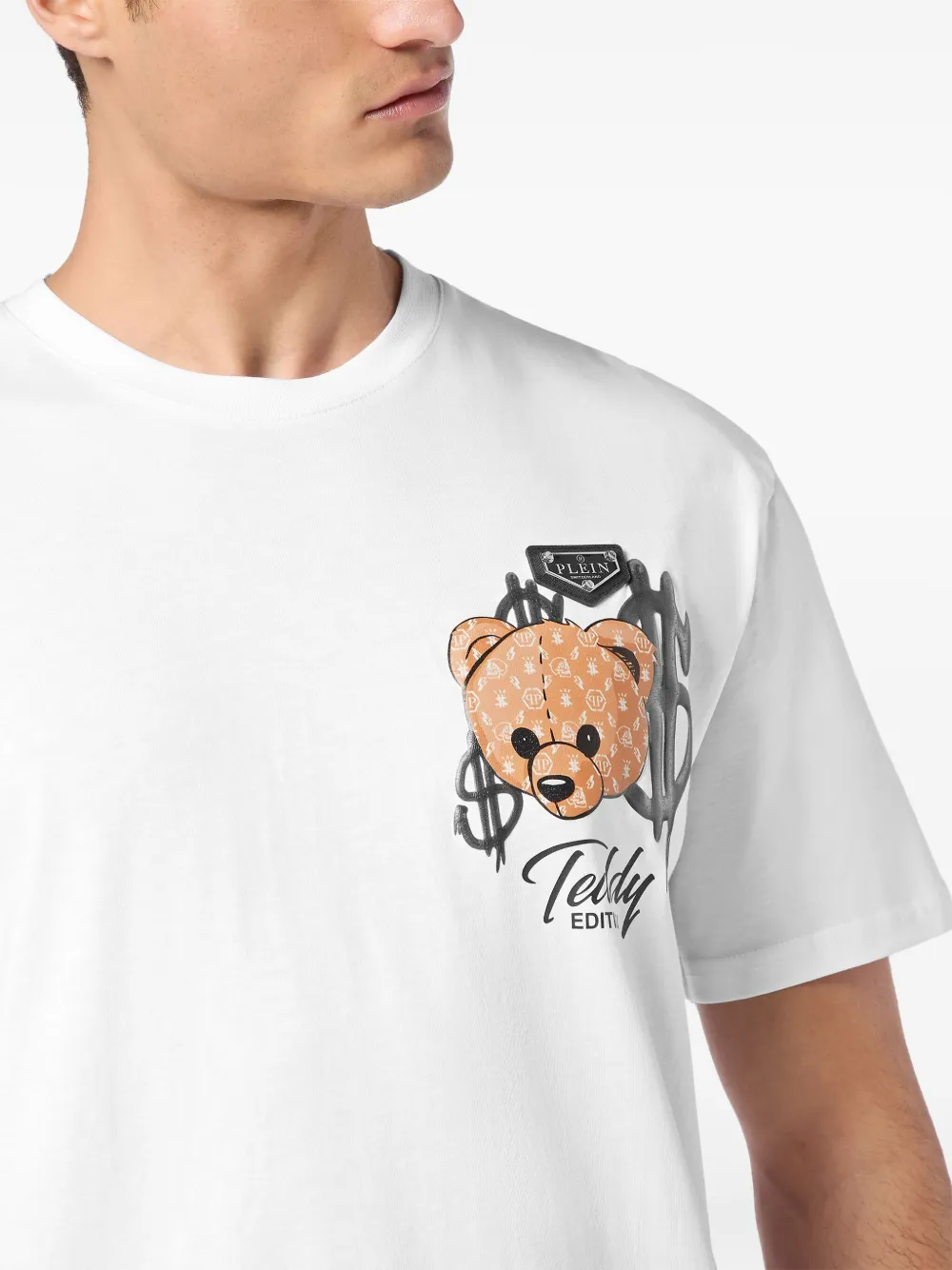 Philipp Plein T-shirt met print Wit