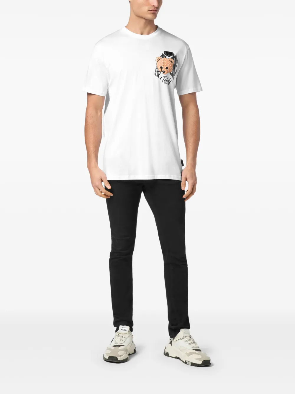 Philipp Plein Teddy T-shirt - Wit