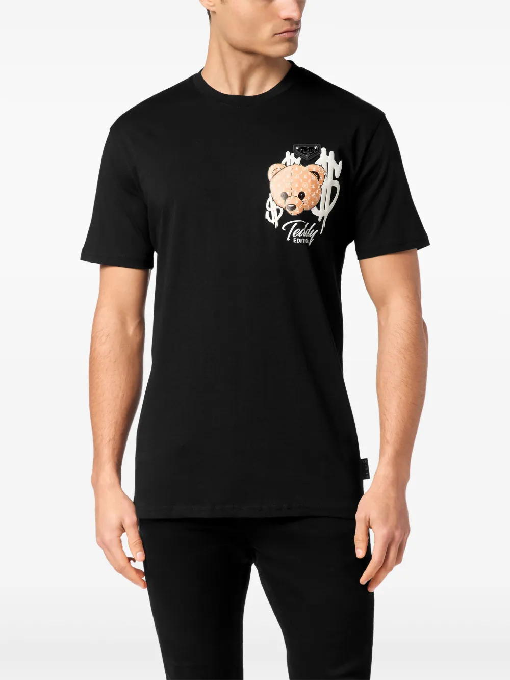 Philipp Plein Teddy T-shirt - Zwart