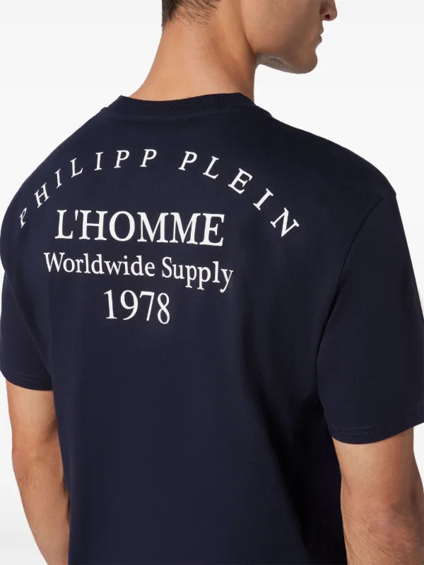 フィリッププレインシャツ　サイズL Philipp Plein L'Homme t-shirt | Blue | FARFETCH JO