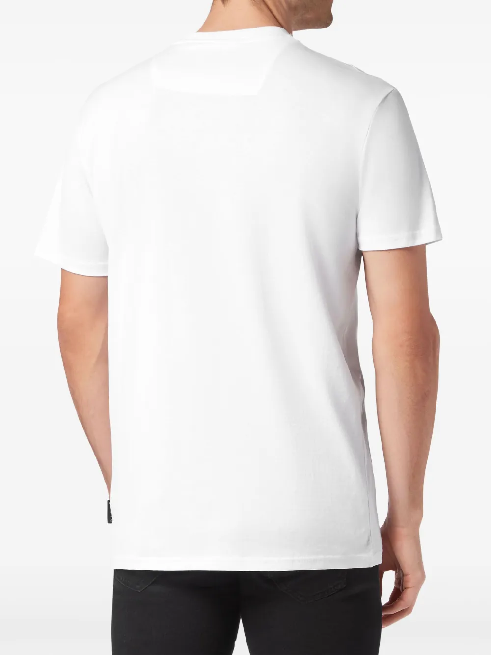 Philipp Plein T-shirt verfraaid met slangen Wit
