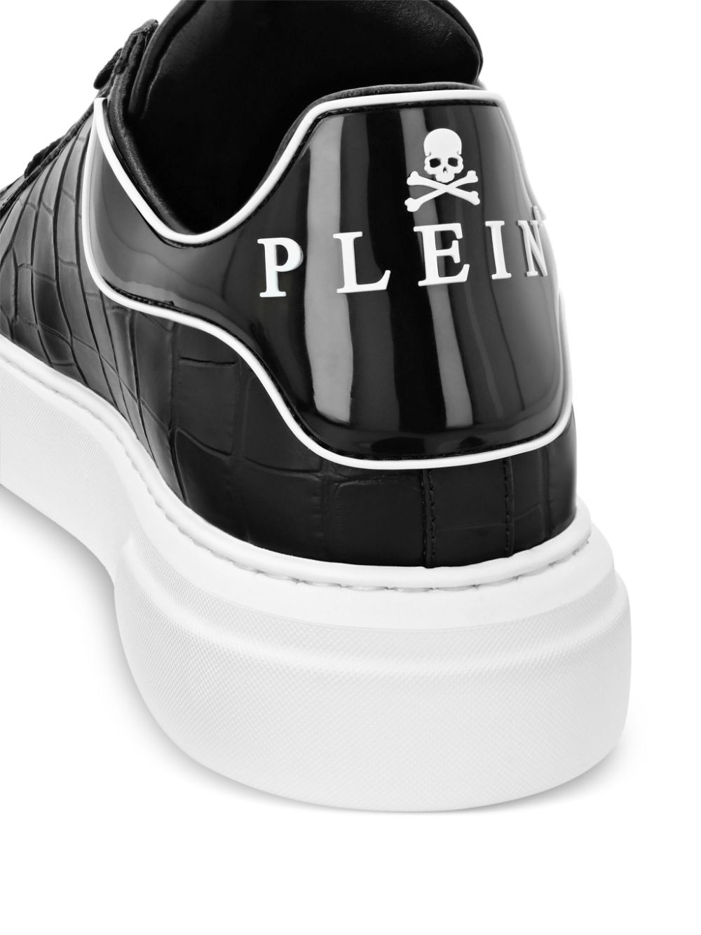 Philipp Plein Crocco Big Bang Runner sneakers Black