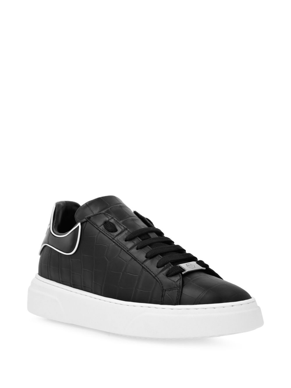 Philipp Plein Crocco Big Bang Runner sneakers Black