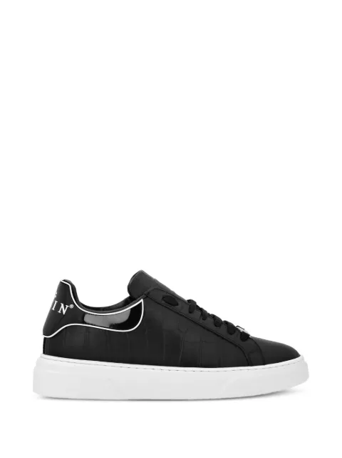 Philipp Plein Crocco Big Bang Runner lace-up sneakers