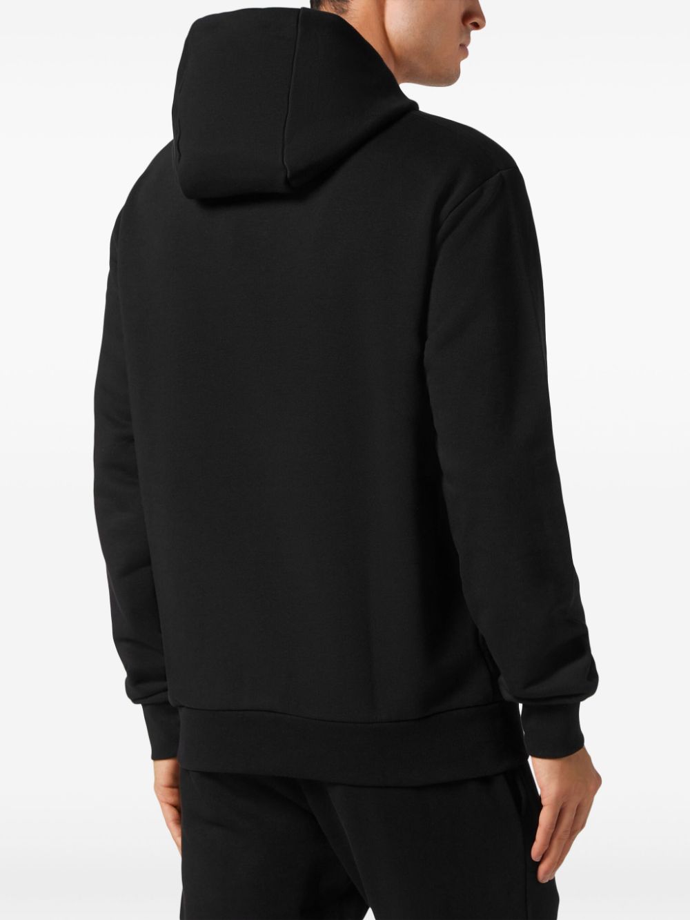 Plein Sport Hoodie met logoprint Zwart