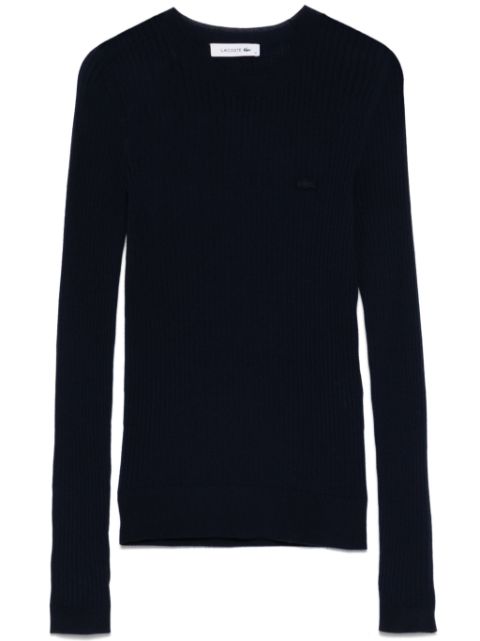 Lacoste ribbed sweater Women