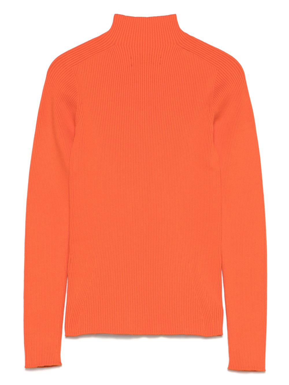 Lacoste Geribbelde sweater - Oranje