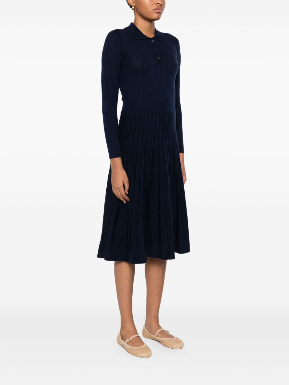 Lacoste knitted midi dress Women