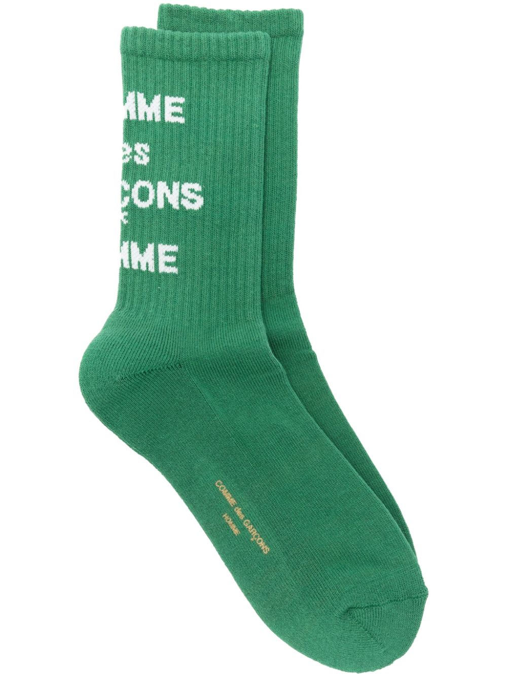 logo-jacquard socks